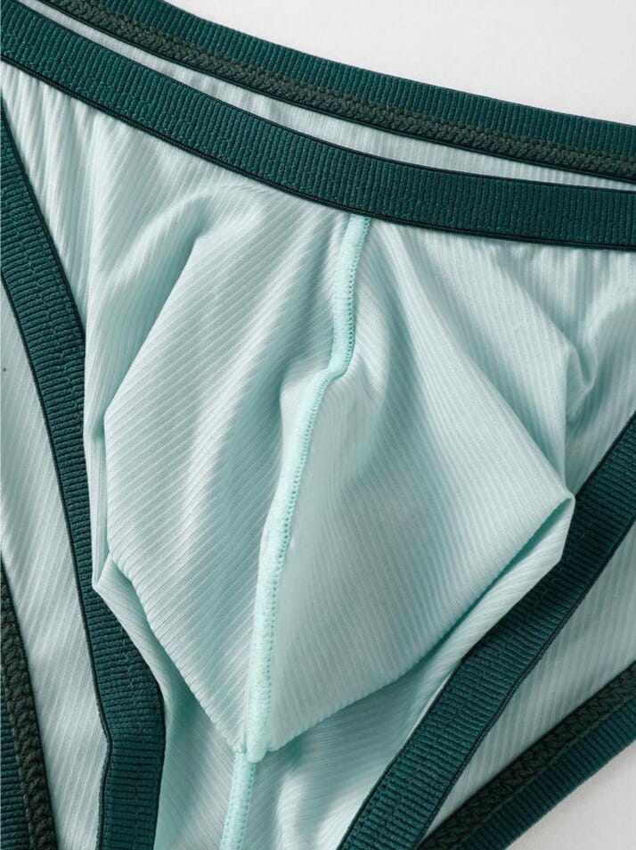 FANDY Men's Sexy Solid Color Mesh Adjustable Thong Underwear